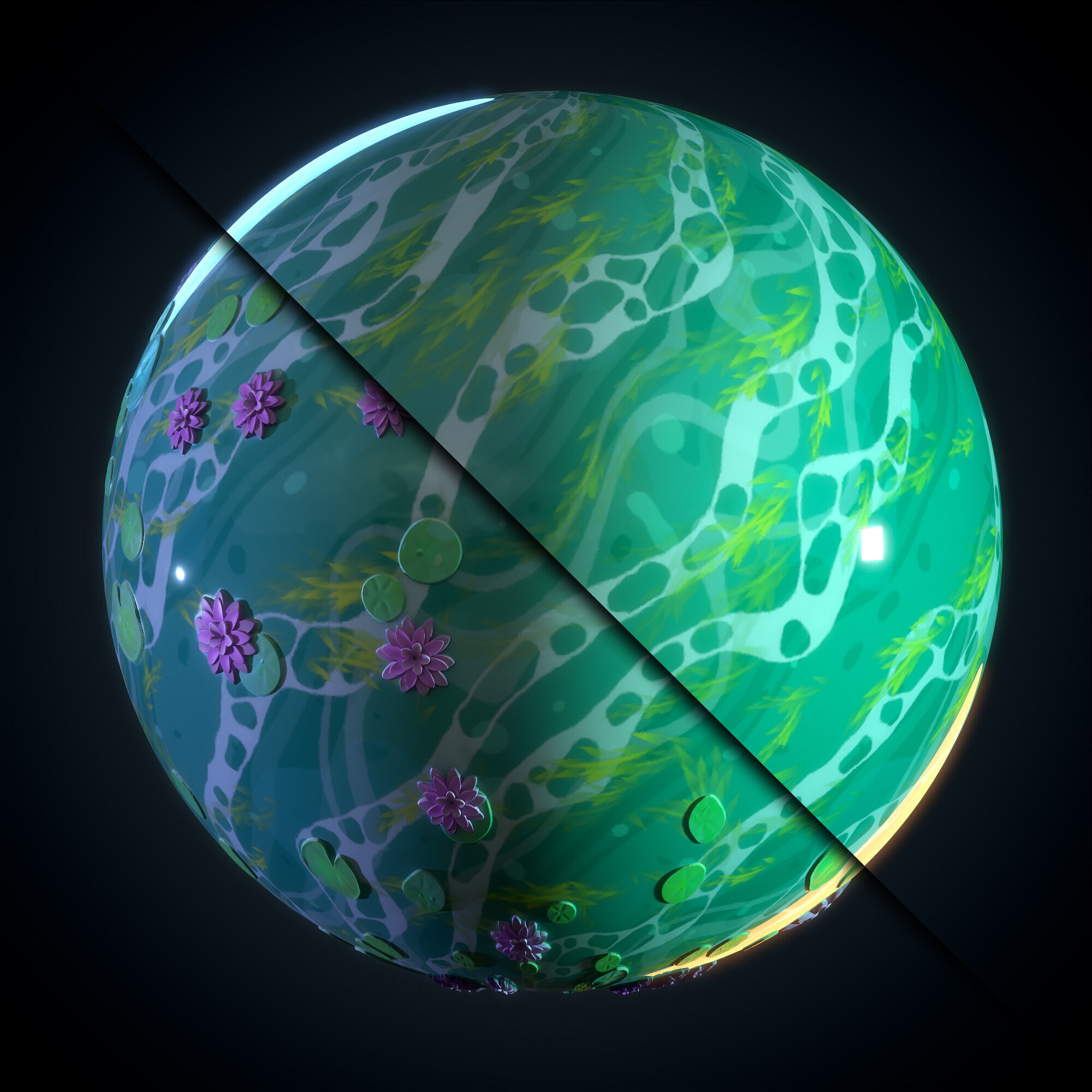 Water Stylized - Vol 02 - SBsar - Maps Texture_7