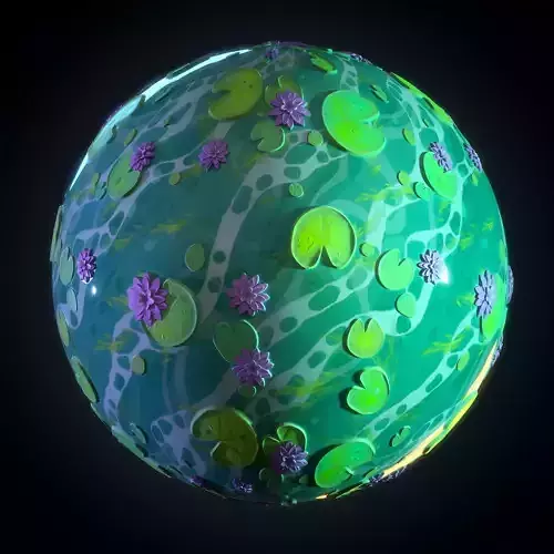 Water Stylized - Vol 02 - SBsar - Maps