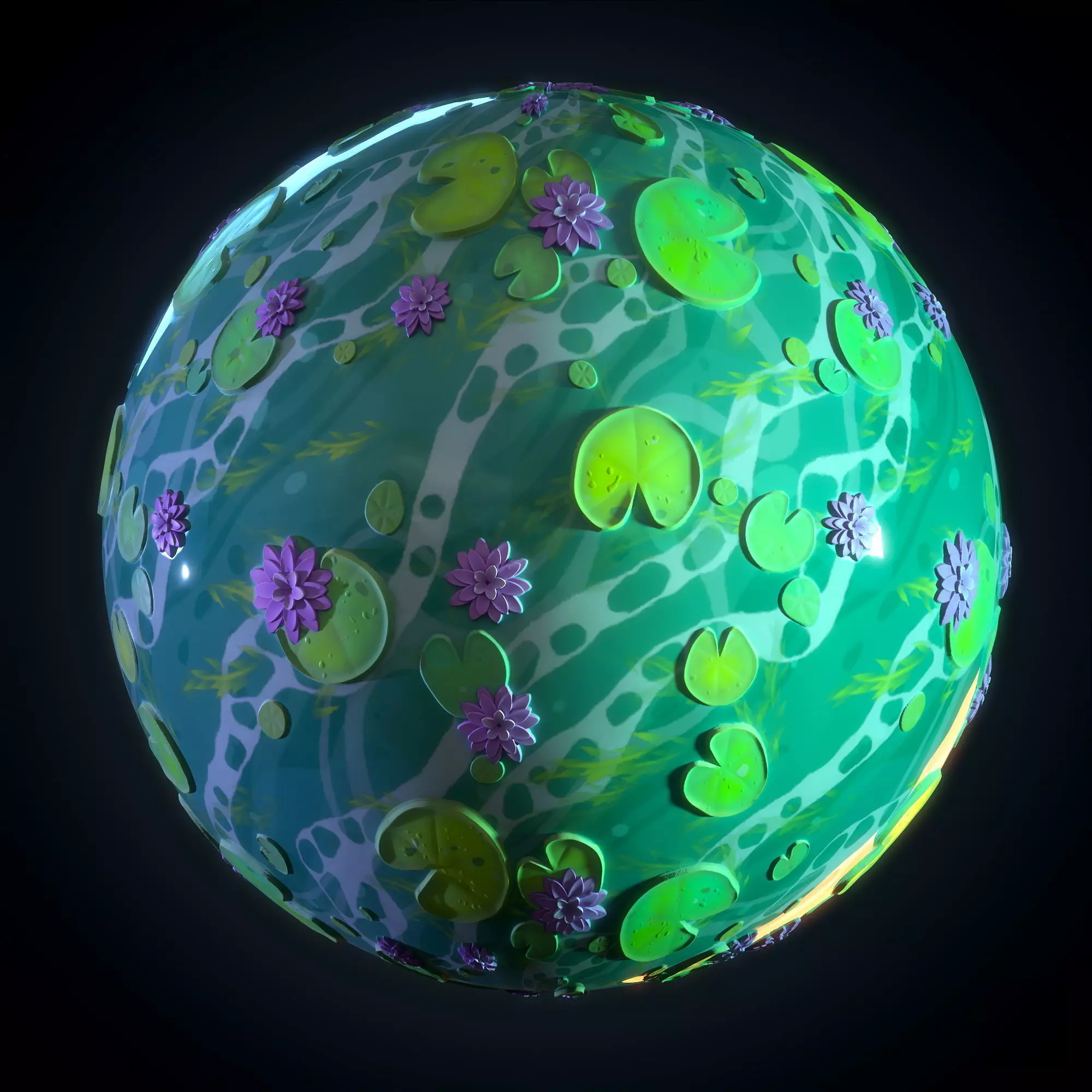 Water Stylized - Vol 02 - SBsar - Maps Texture_0