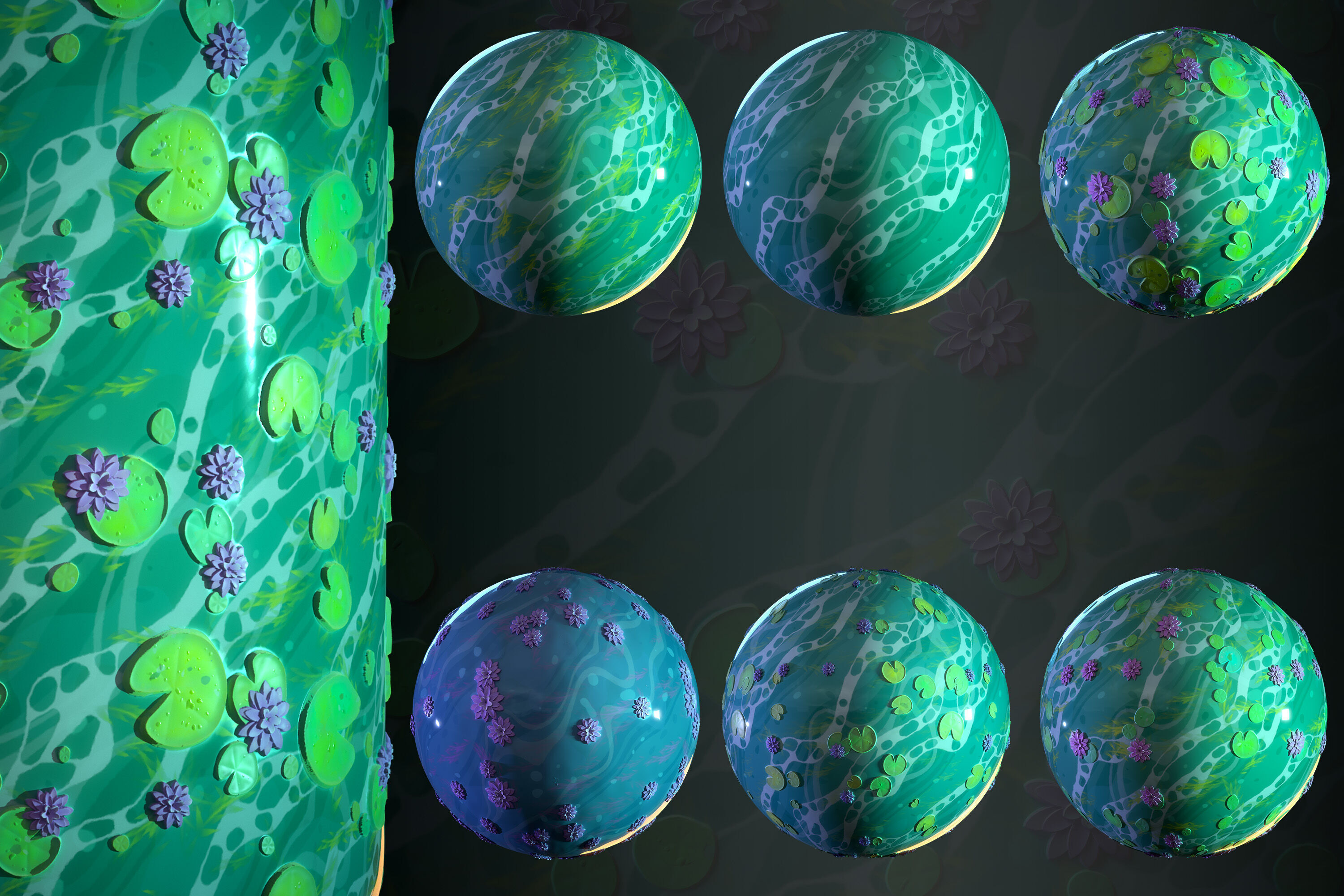 Water Stylized - Vol 02 - SBsar - Maps Texture_4