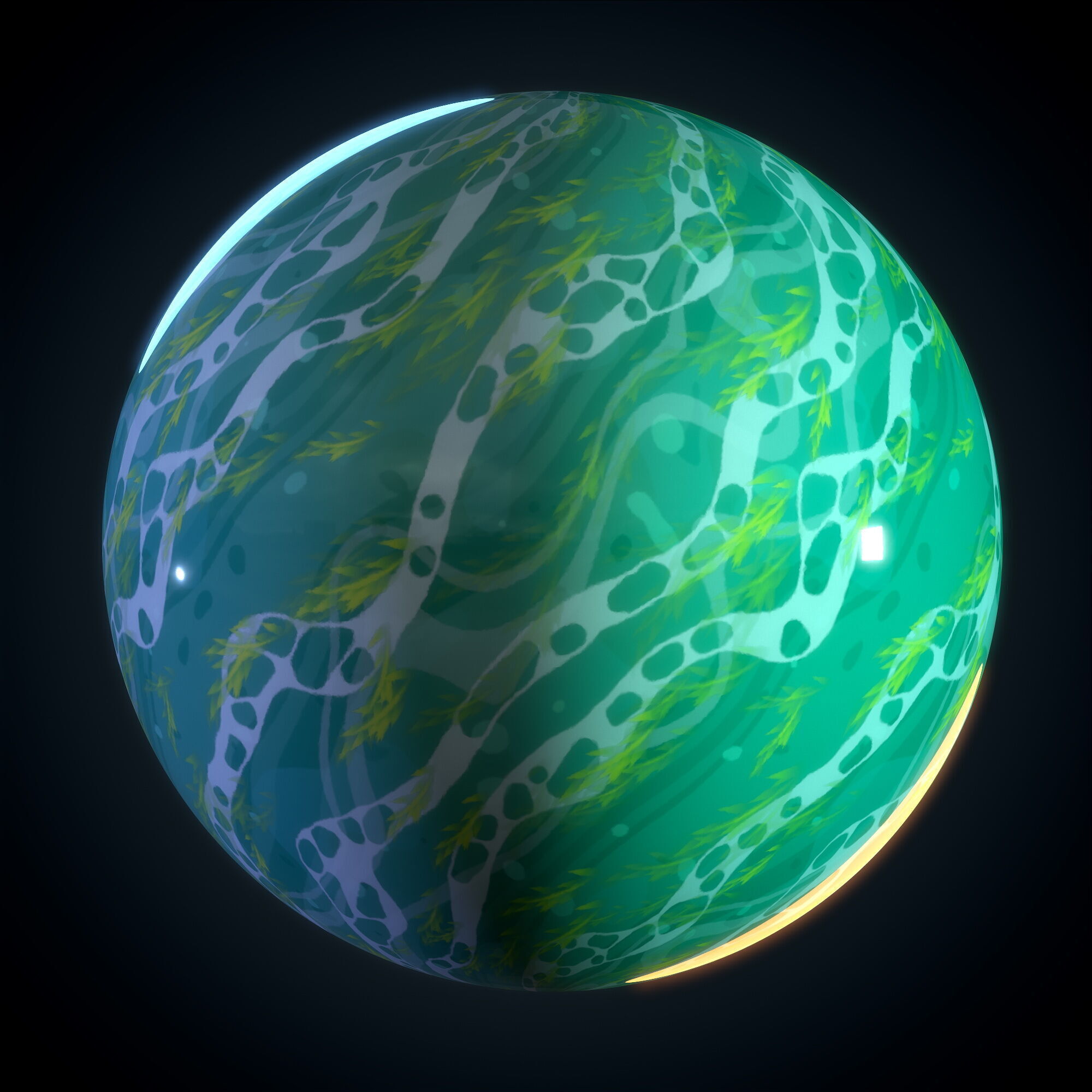 Water Stylized - Vol 02 - SBsar - Maps Texture_2