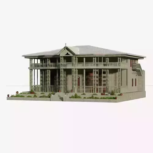 ZIARAT RESIDENCY Pakistann Monument 3D model
