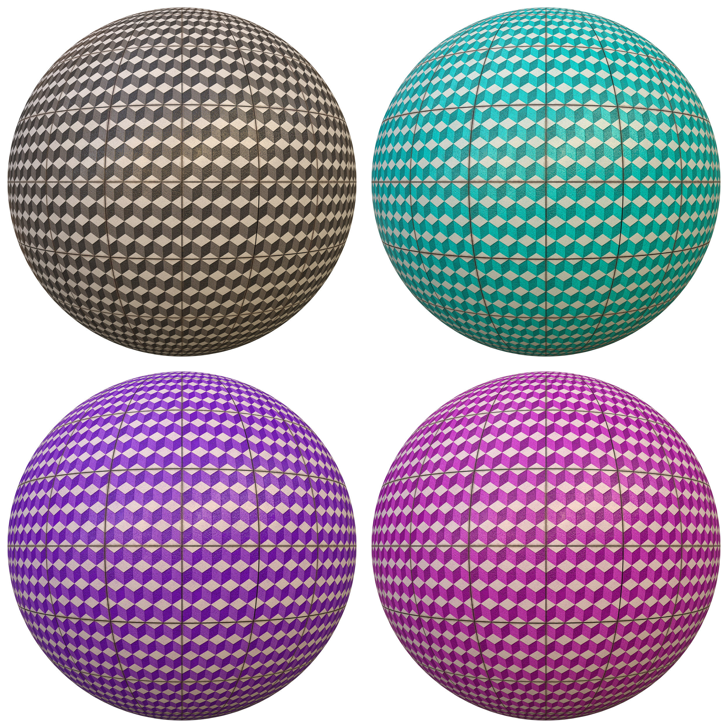 tile patterned 144-seamless-4k-pbr 3D model_1