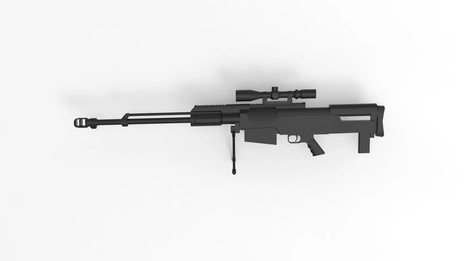 Accuracy International AS50 3D model