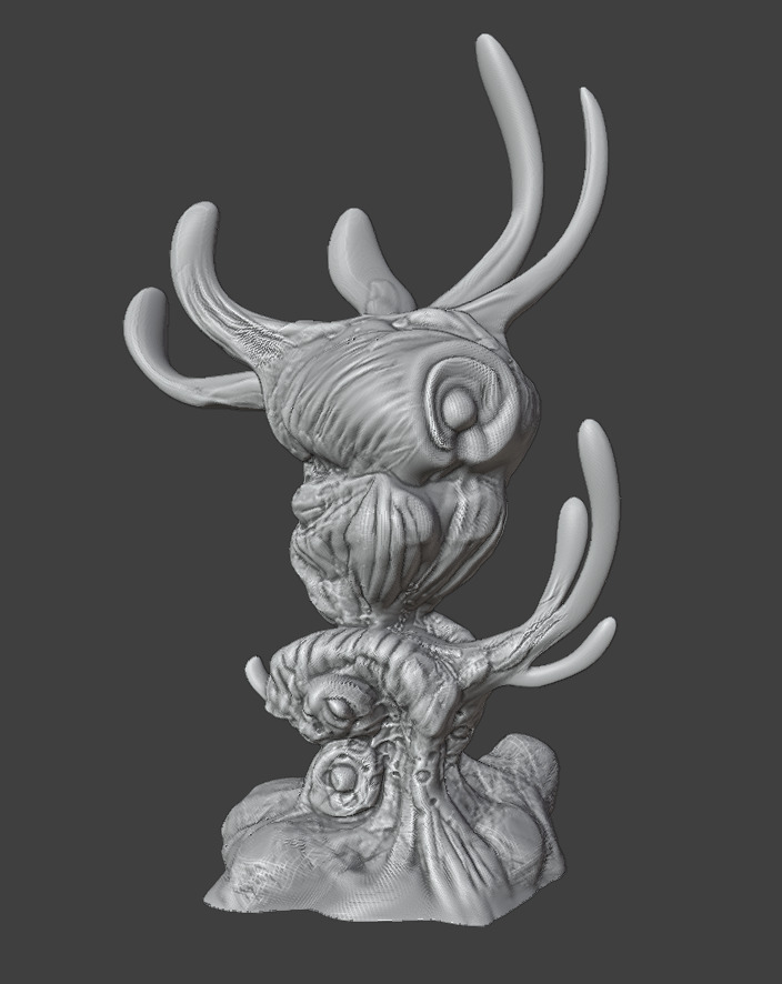  The glowing tree 3D print model_9