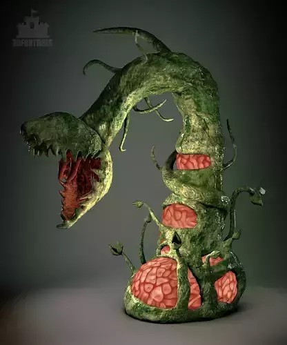  The eating plant 3D print model