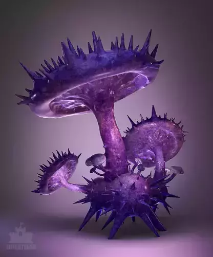 The spiny mushroom 3D print model