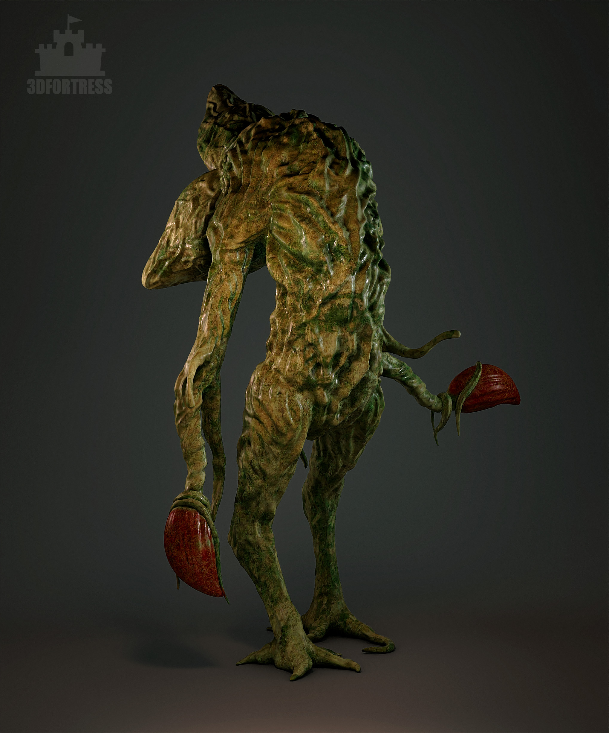 The predator plant 3D print model_2