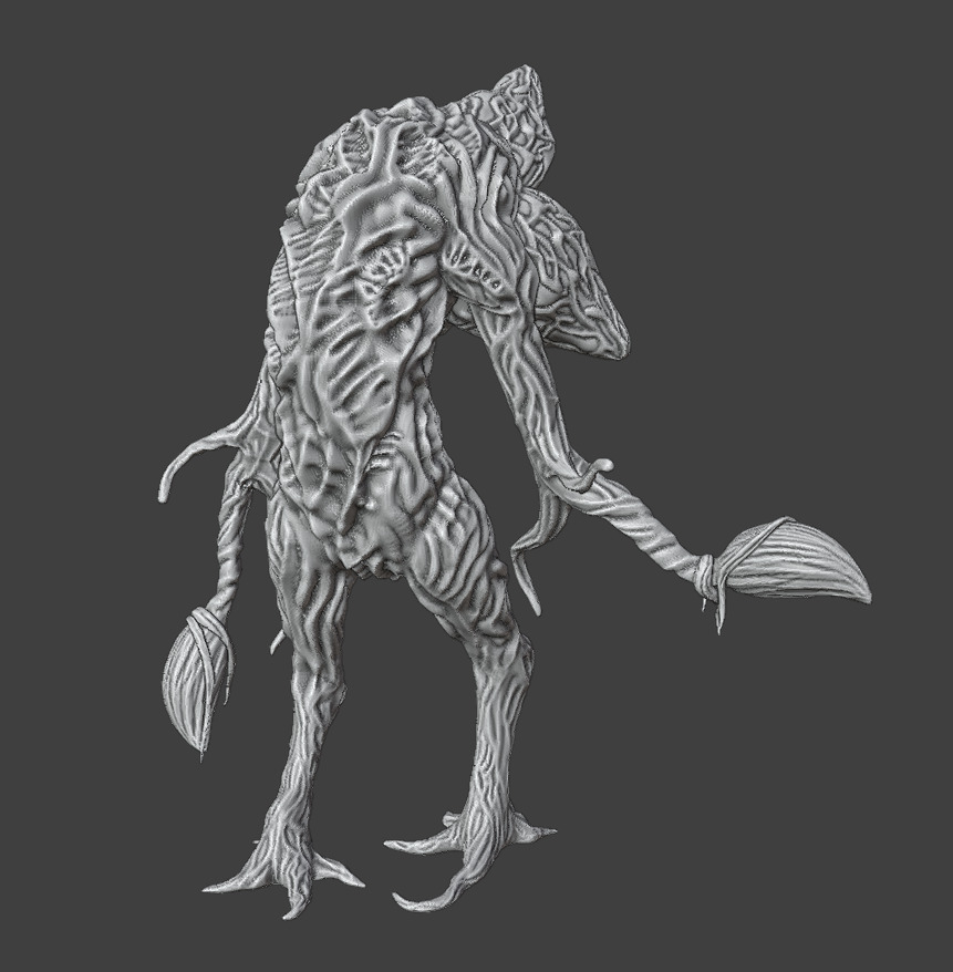 The predator plant 3D print model_11