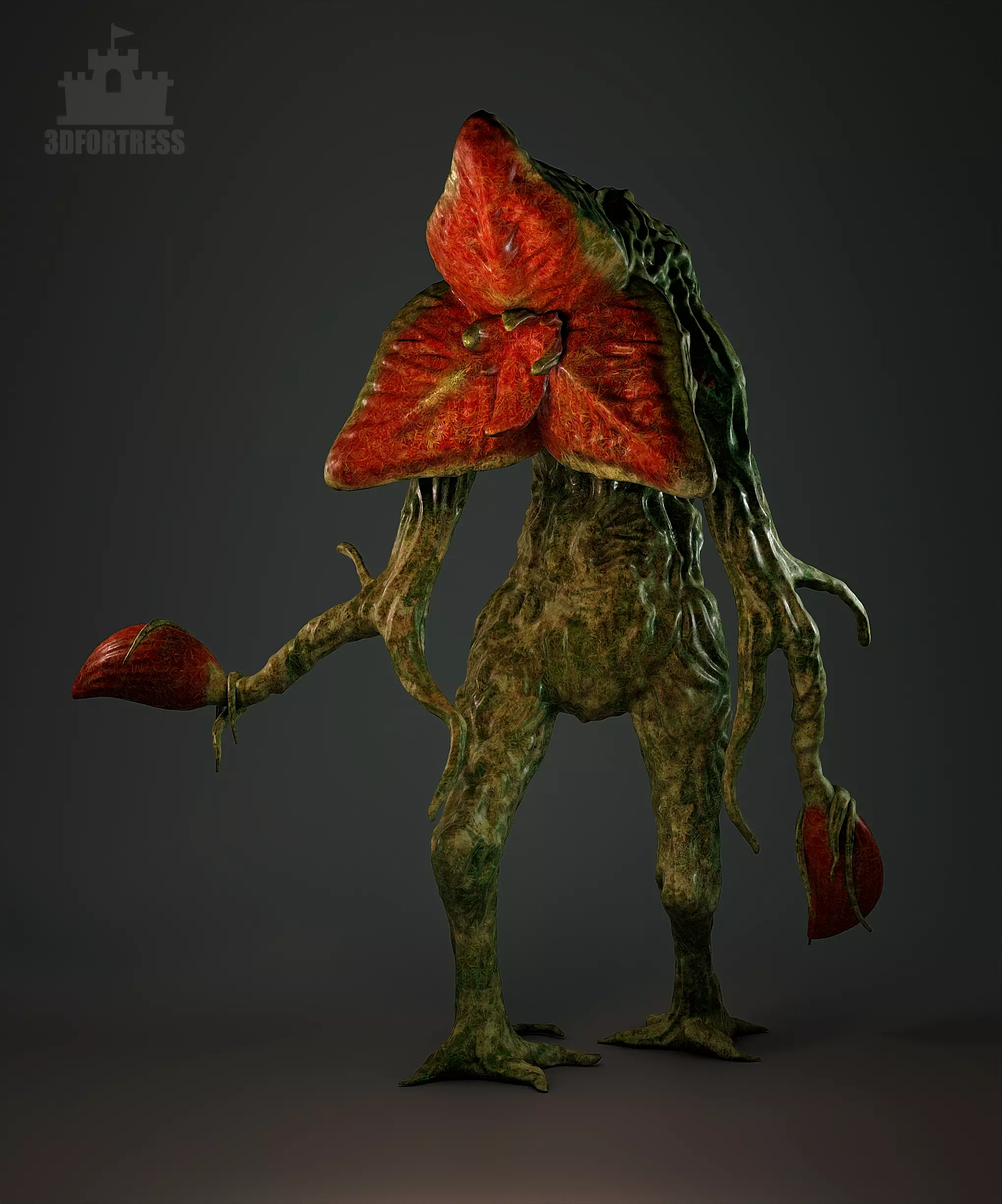 The predator plant 3D print model_0