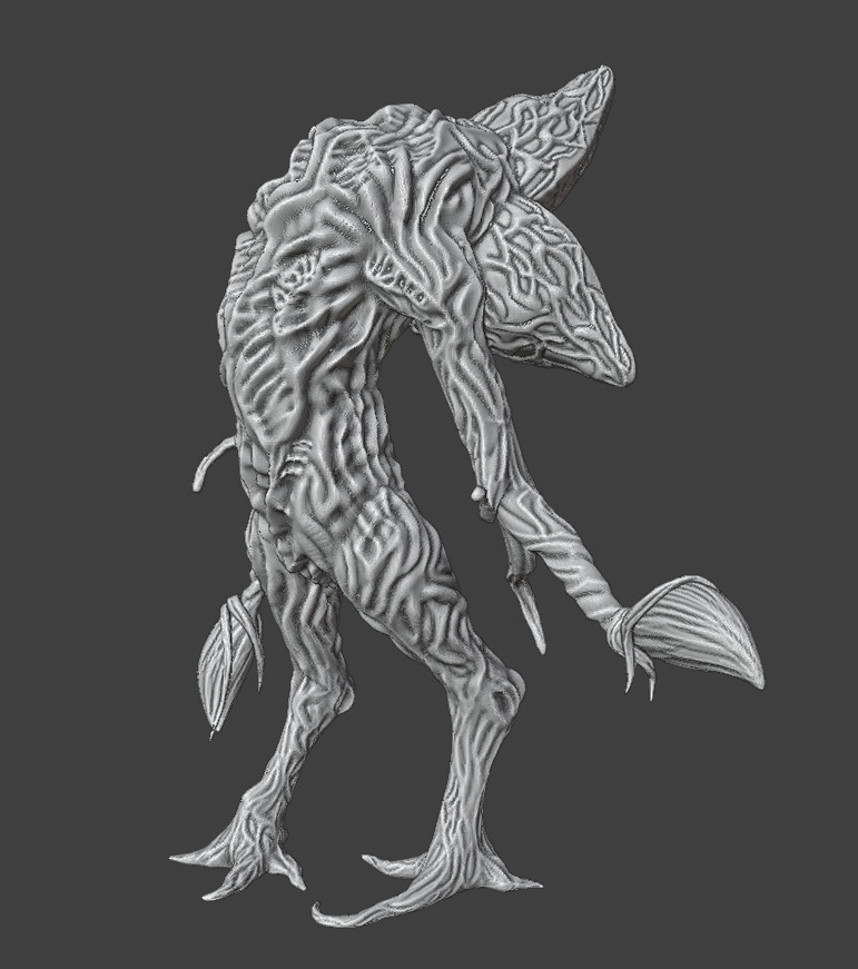 The predator plant 3D print model_10