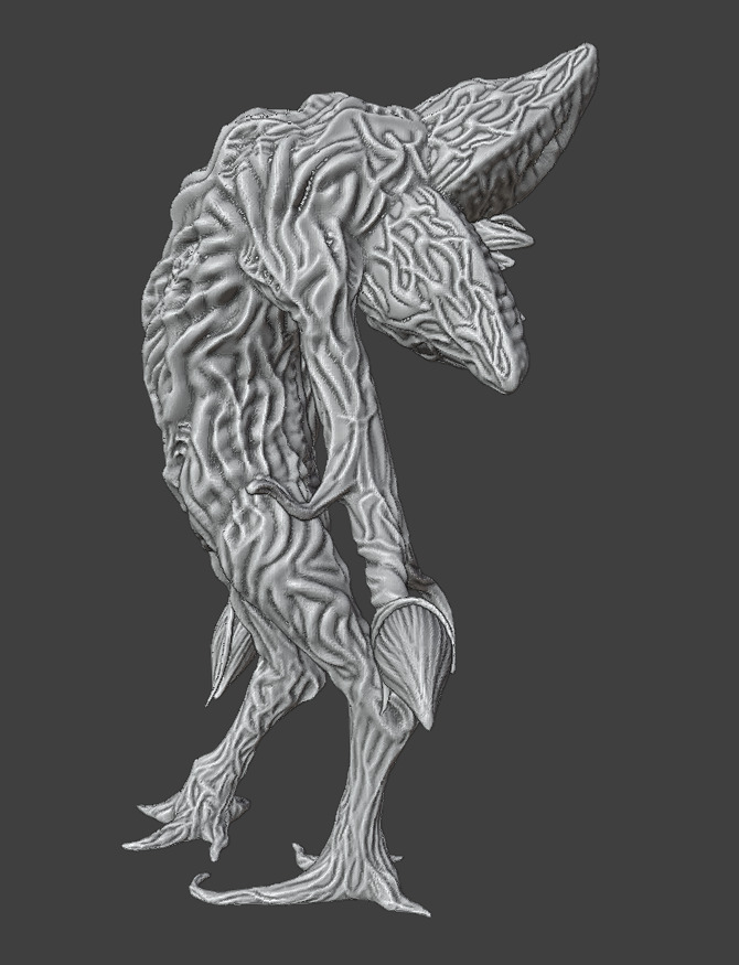 The predator plant 3D print model_9