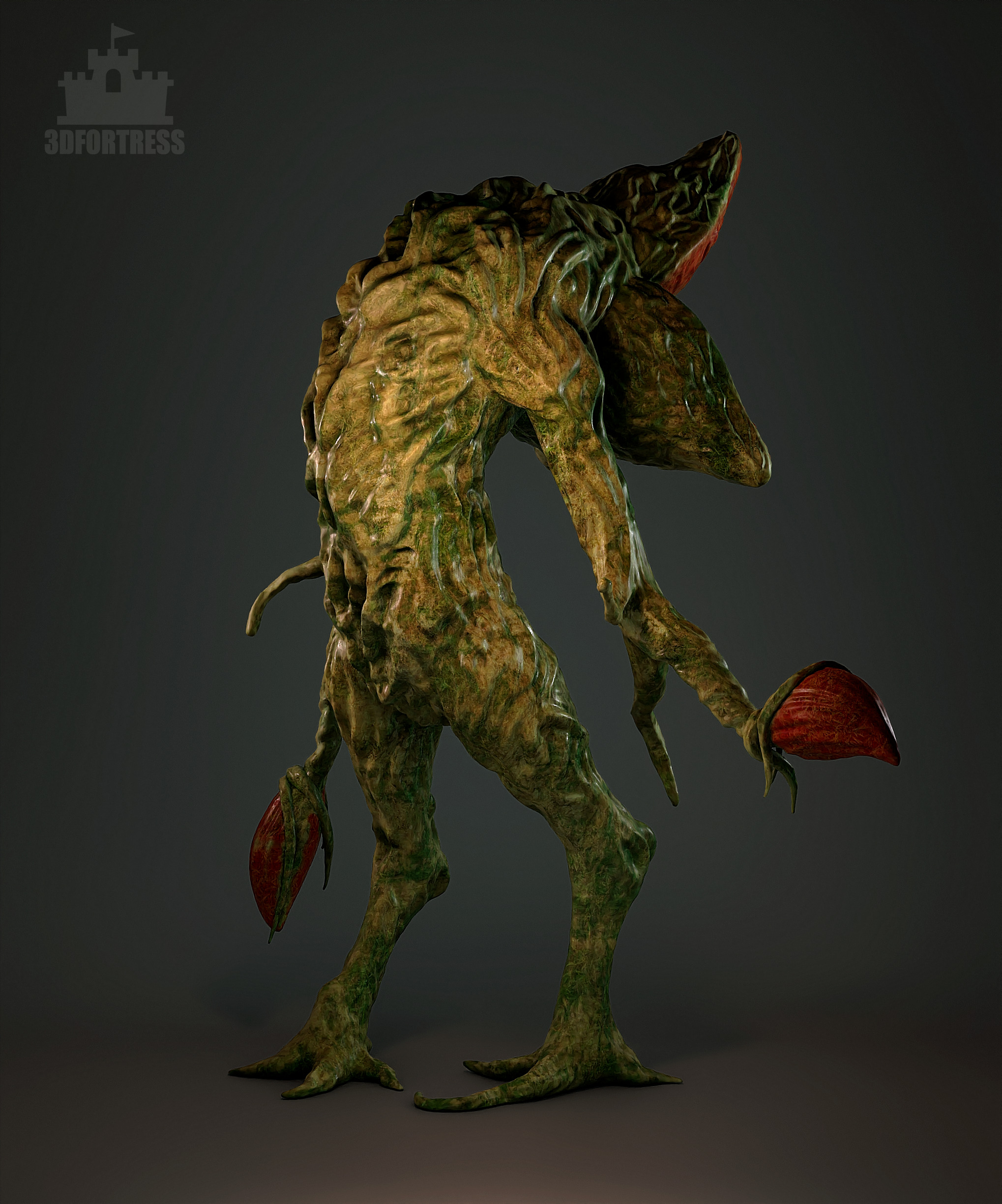 The predator plant 3D print model_1