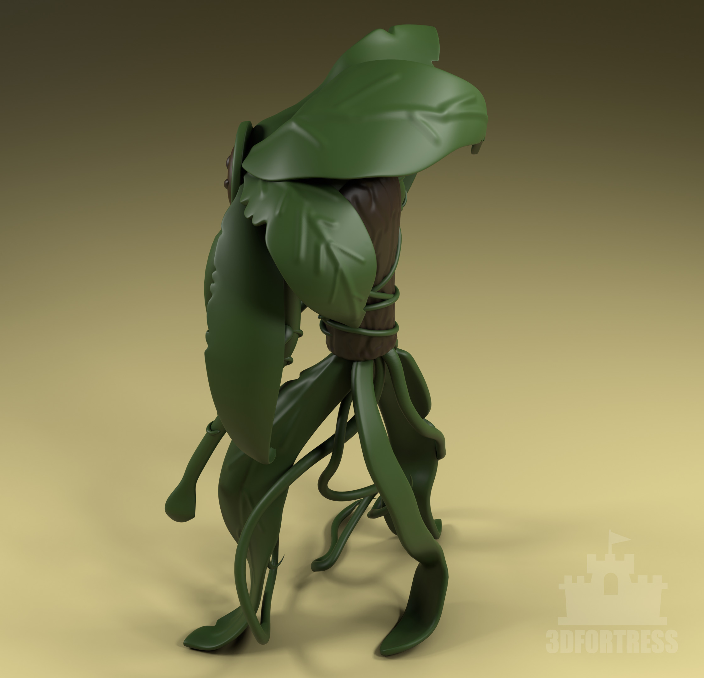 A walking plant 3D print model_1