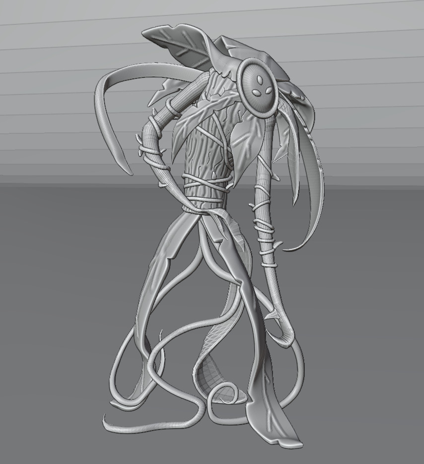 A walking plant 3D print model_7