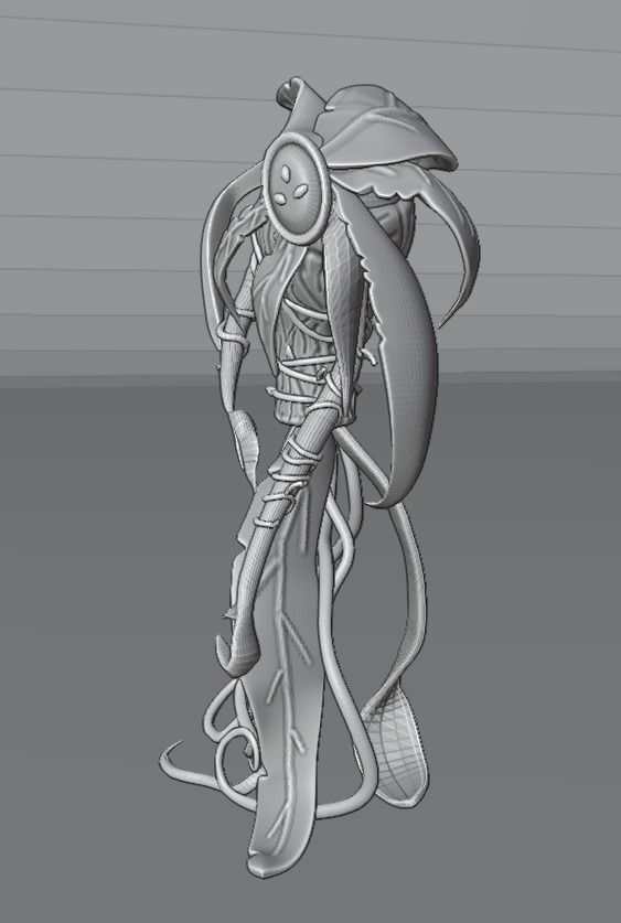 A walking plant 3D print model_6