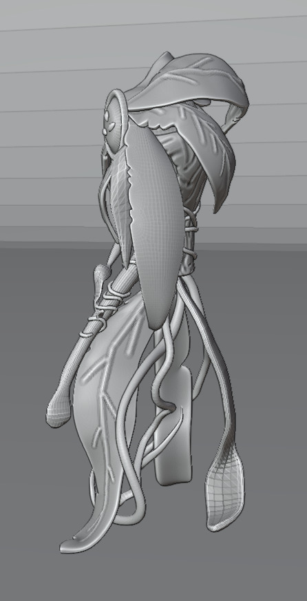 A walking plant 3D print model_5