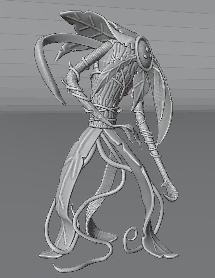 A walking plant 3D print model_8