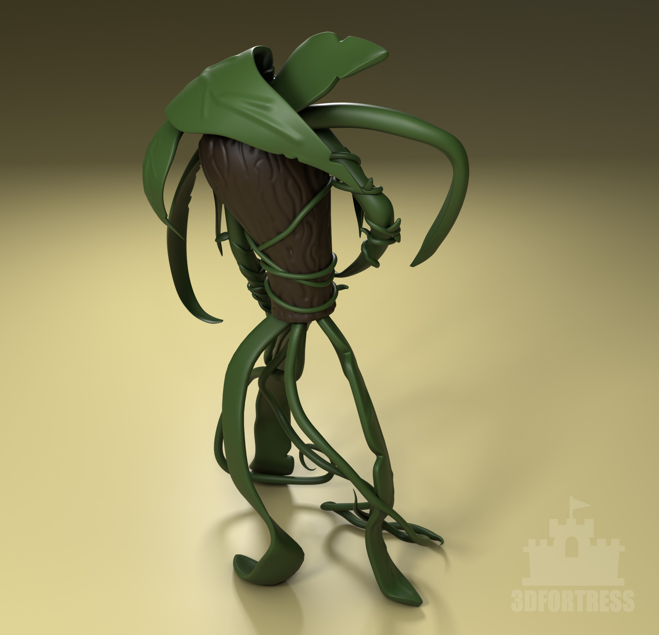 A walking plant 3D print model_2
