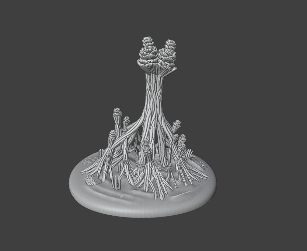 2 Alien plants - set 2 3D print model_11