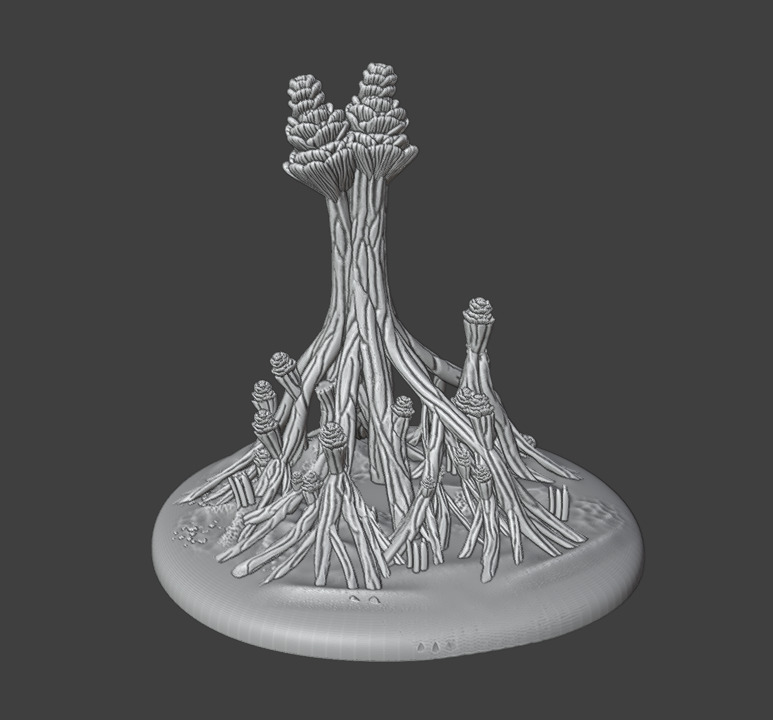 2 Alien plants - set 2 3D print model_13