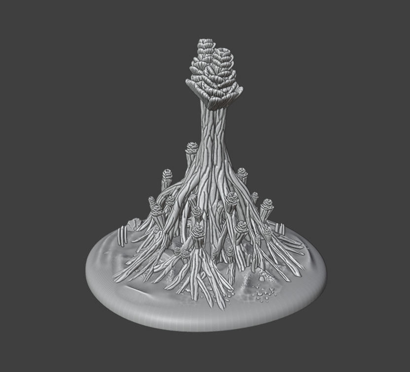 2 Alien plants - set 2 3D print model_14
