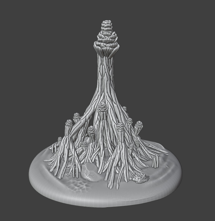 2 Alien plants - set 2 3D print model_12