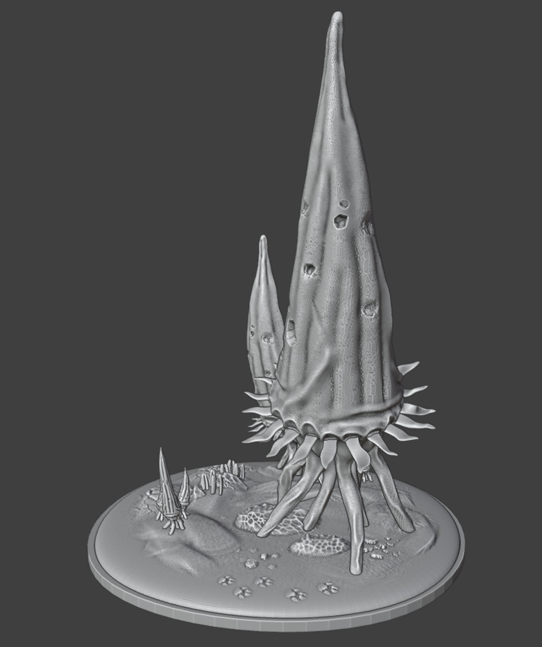 2 Alien plants - set 2 3D print model_9
