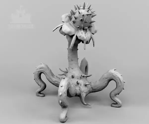 Thorny plant 3D print model