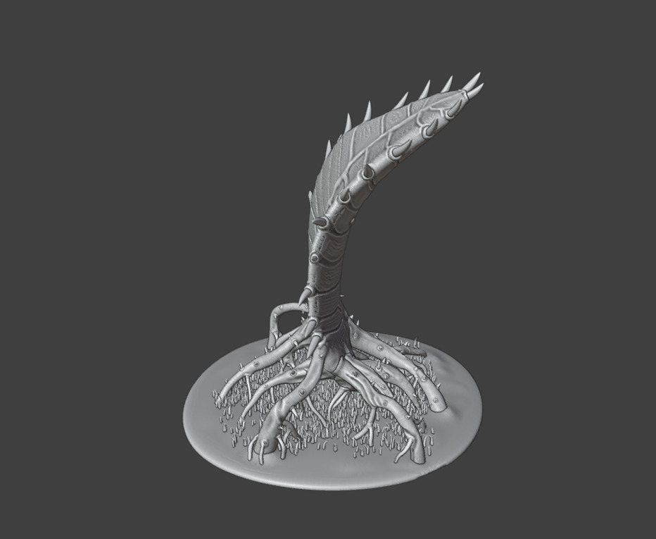 1 Alien plants - set 1 3D print model_15