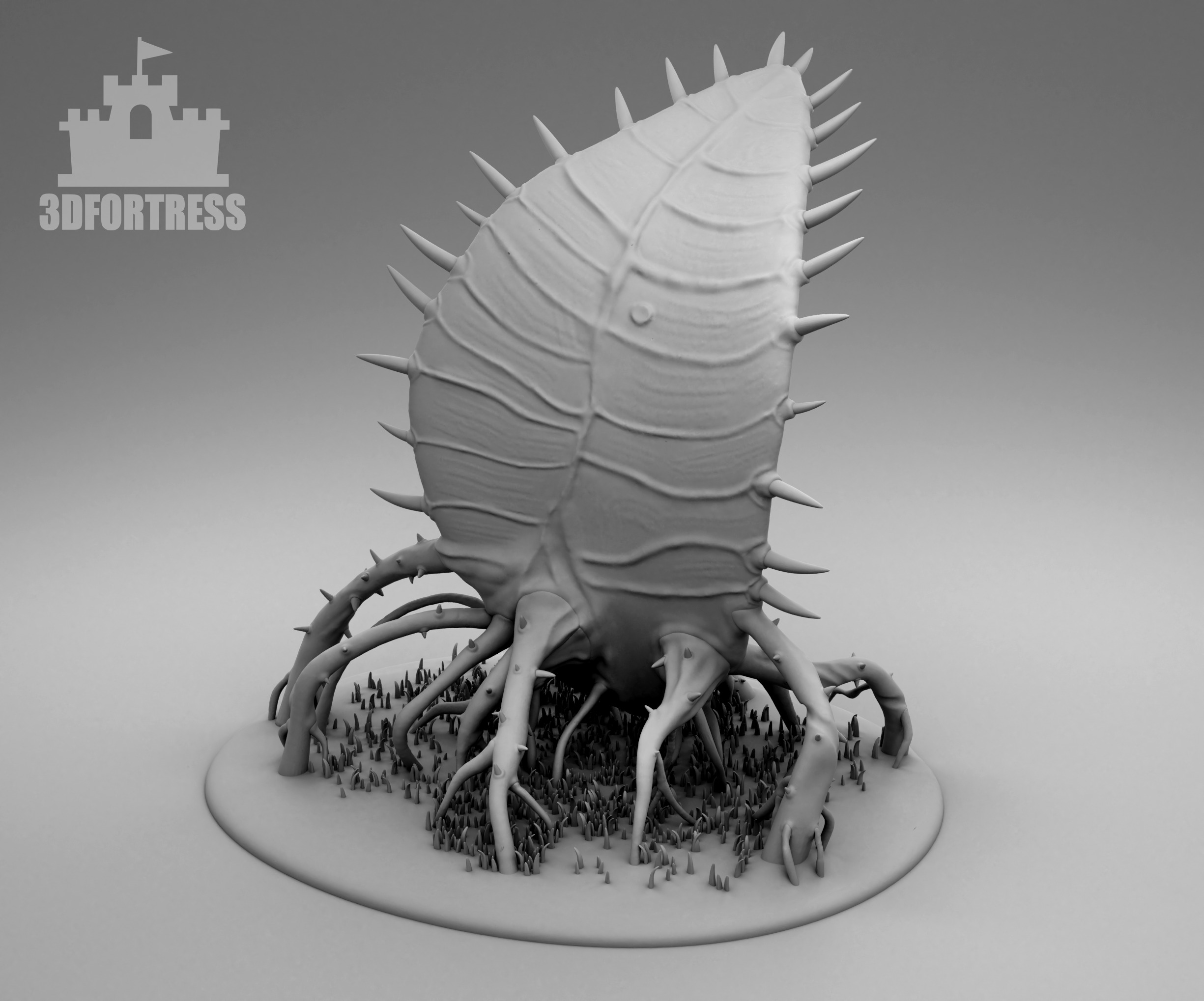 1 Alien plants - set 1 3D print model_3