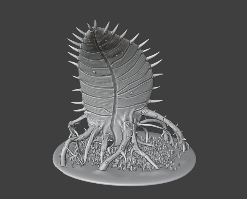 1 Alien plants - set 1 3D print model_14