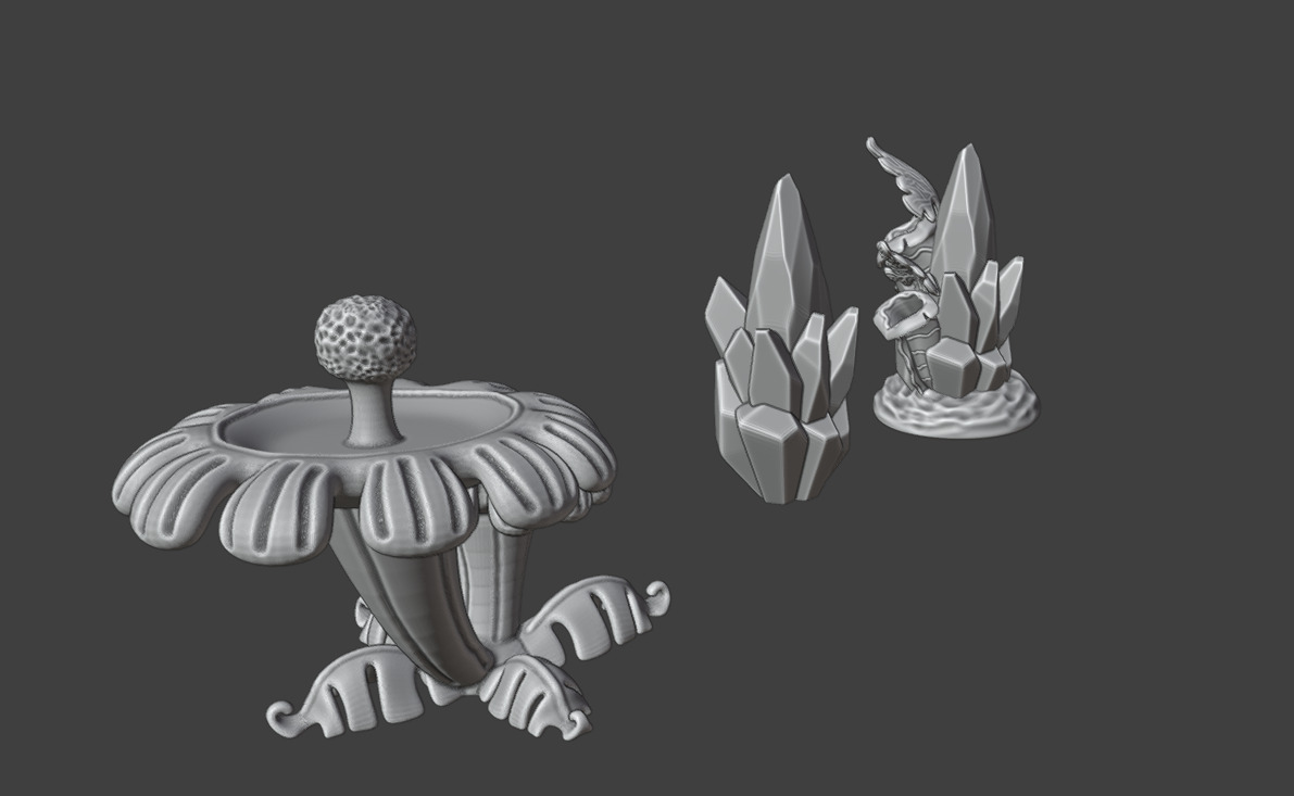 1 Alien plants - set 1 3D print model_6