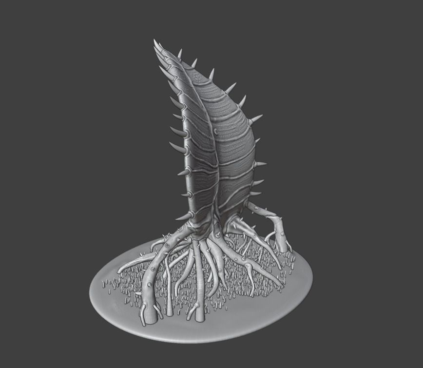 1 Alien plants - set 1 3D print model_13