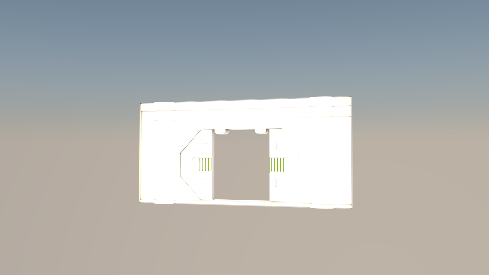 Sci Fi Corridor 3D model_8