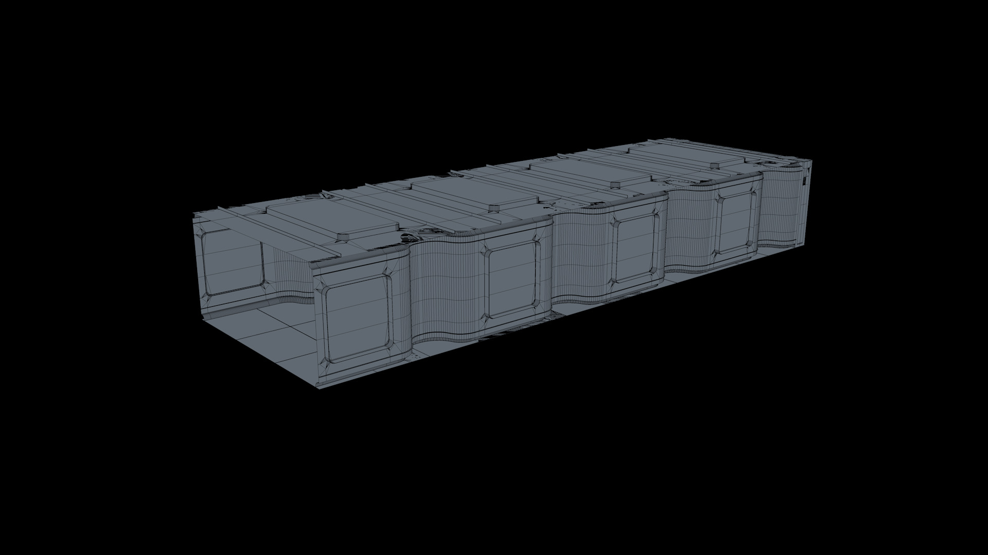 Sci Fi Corridor 3D model_13