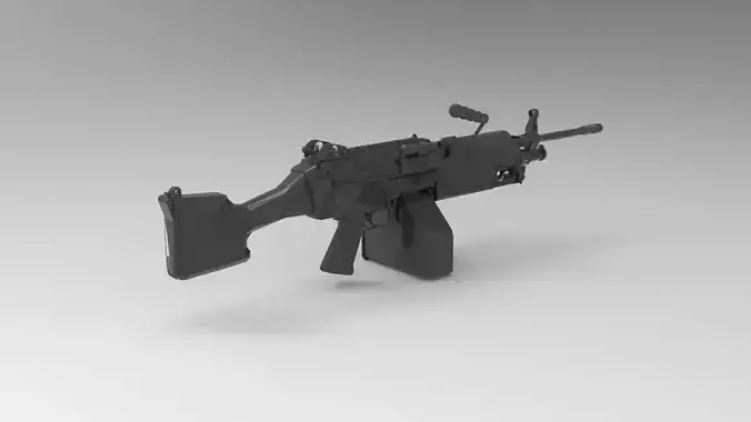 M249 light machine gun