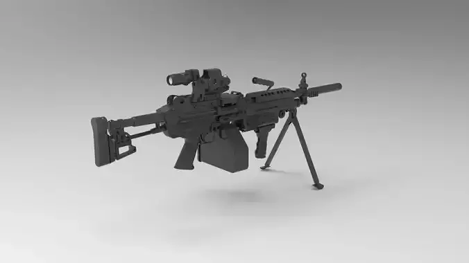  M249 light machine gun