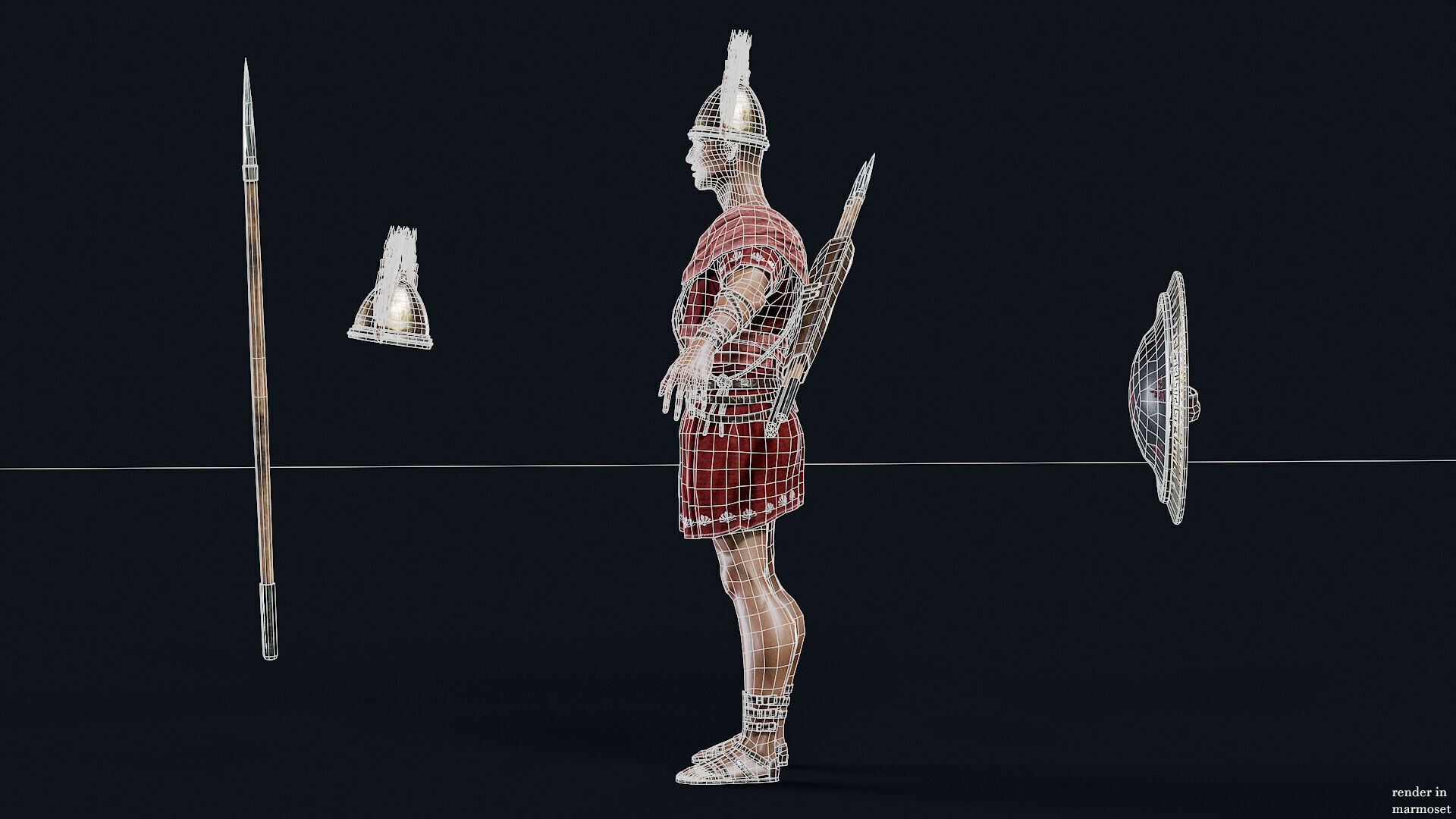 SPARTAN ILOTE JTD Low-poly 3D model_12