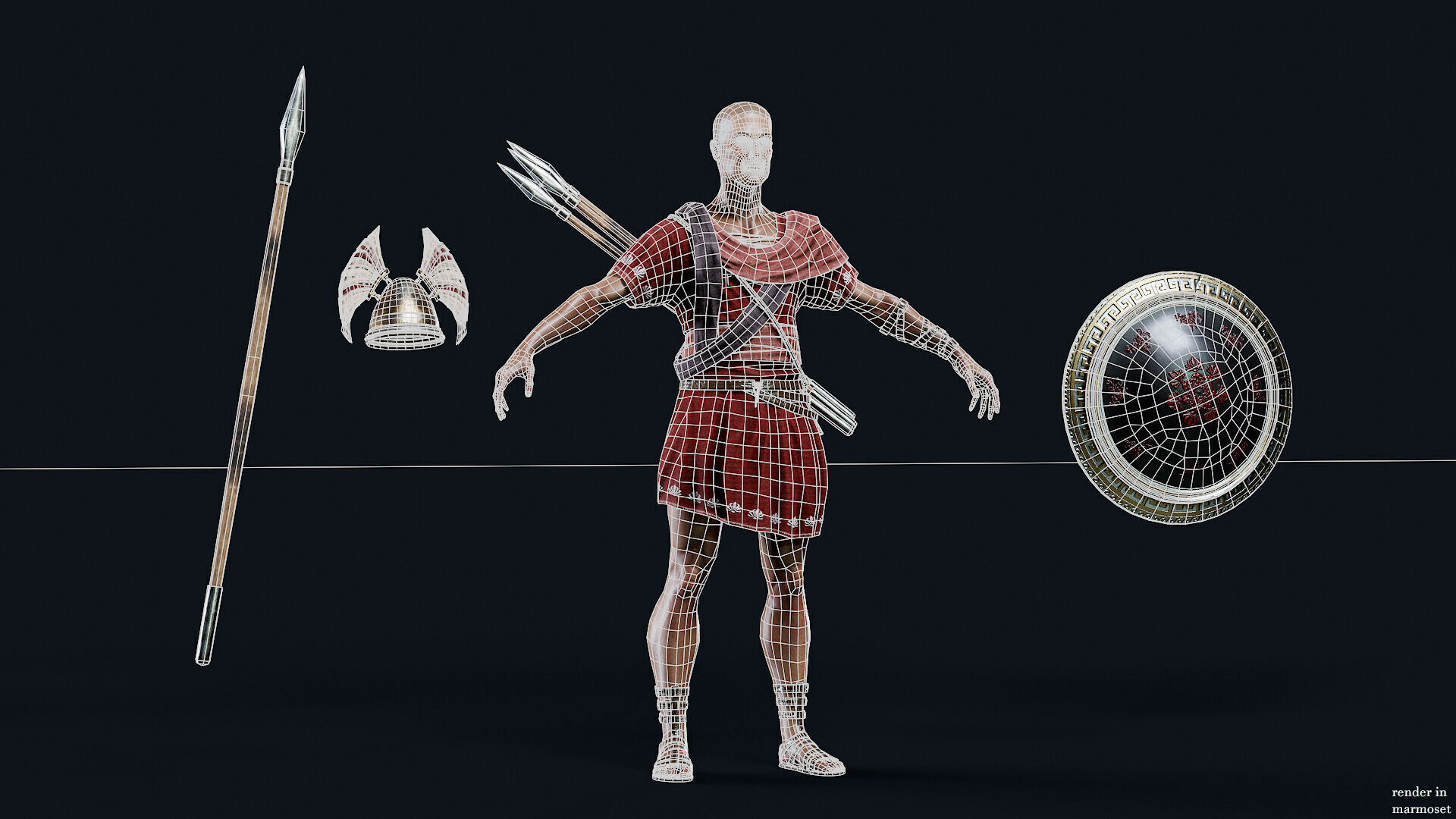 SPARTAN ILOTE JTD Low-poly 3D model_9