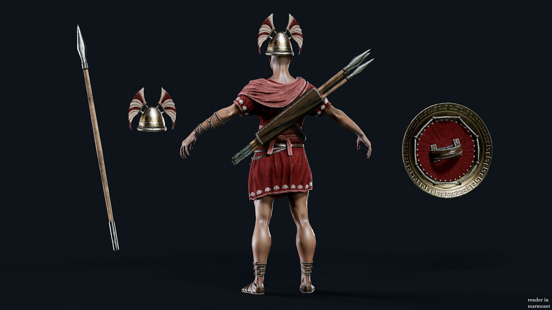 SPARTAN ILOTE JTD Low-poly 3D model_6