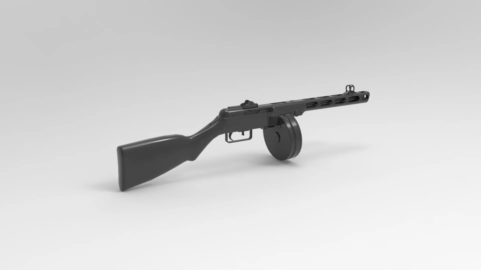 PPSh-41 3D model_0