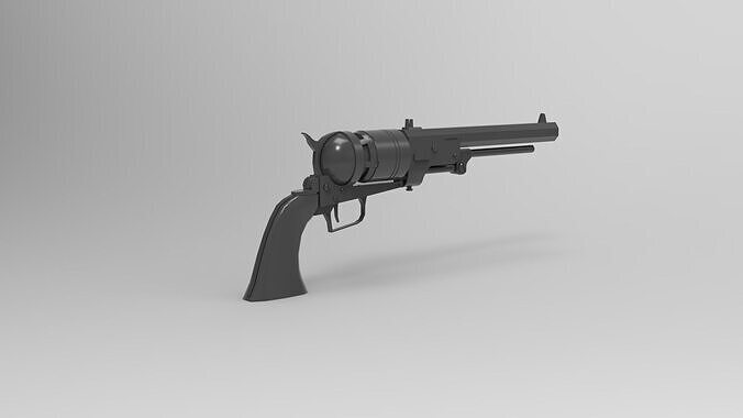 revolver  3D model