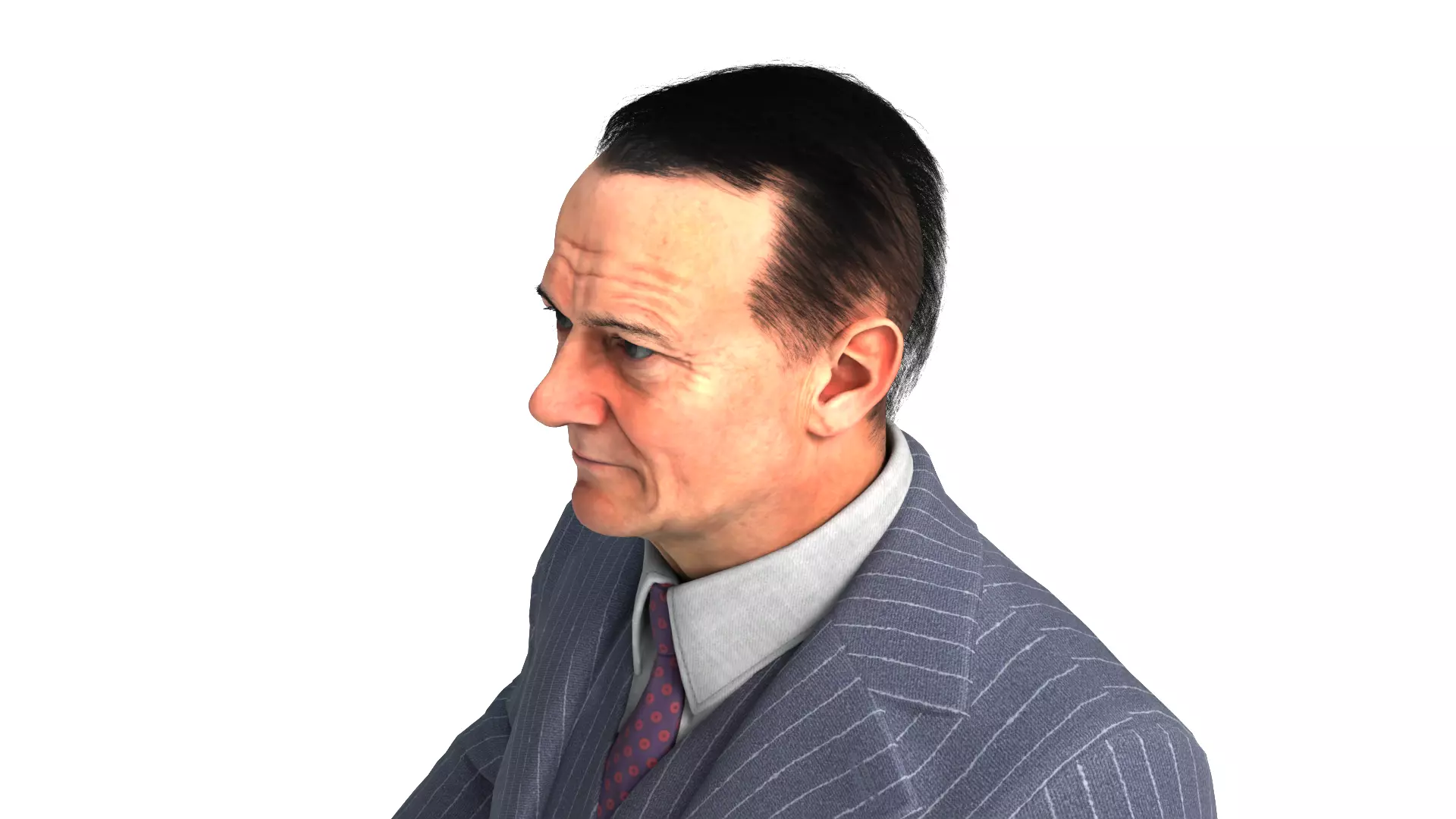 Rigged Marcus Brody 3D model_10