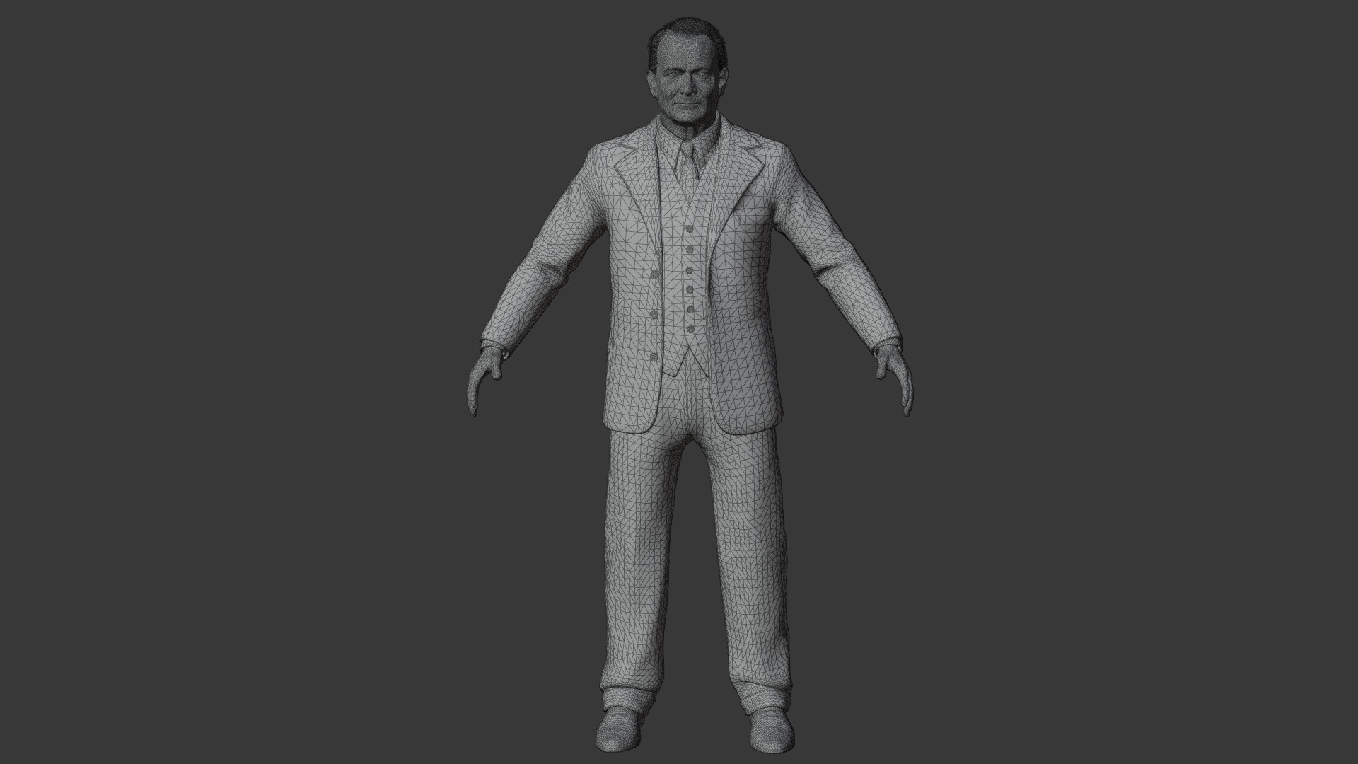 Rigged Marcus Brody 3D model_11