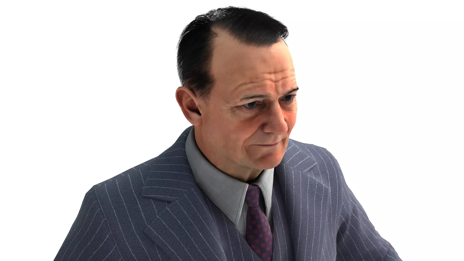 Rigged Marcus Brody 3D model_9