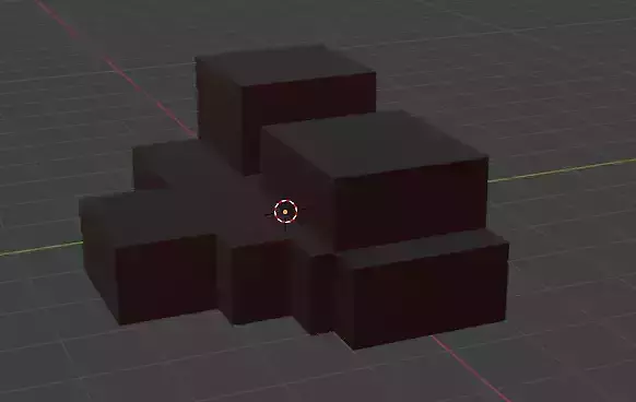 abstract low poly 3d