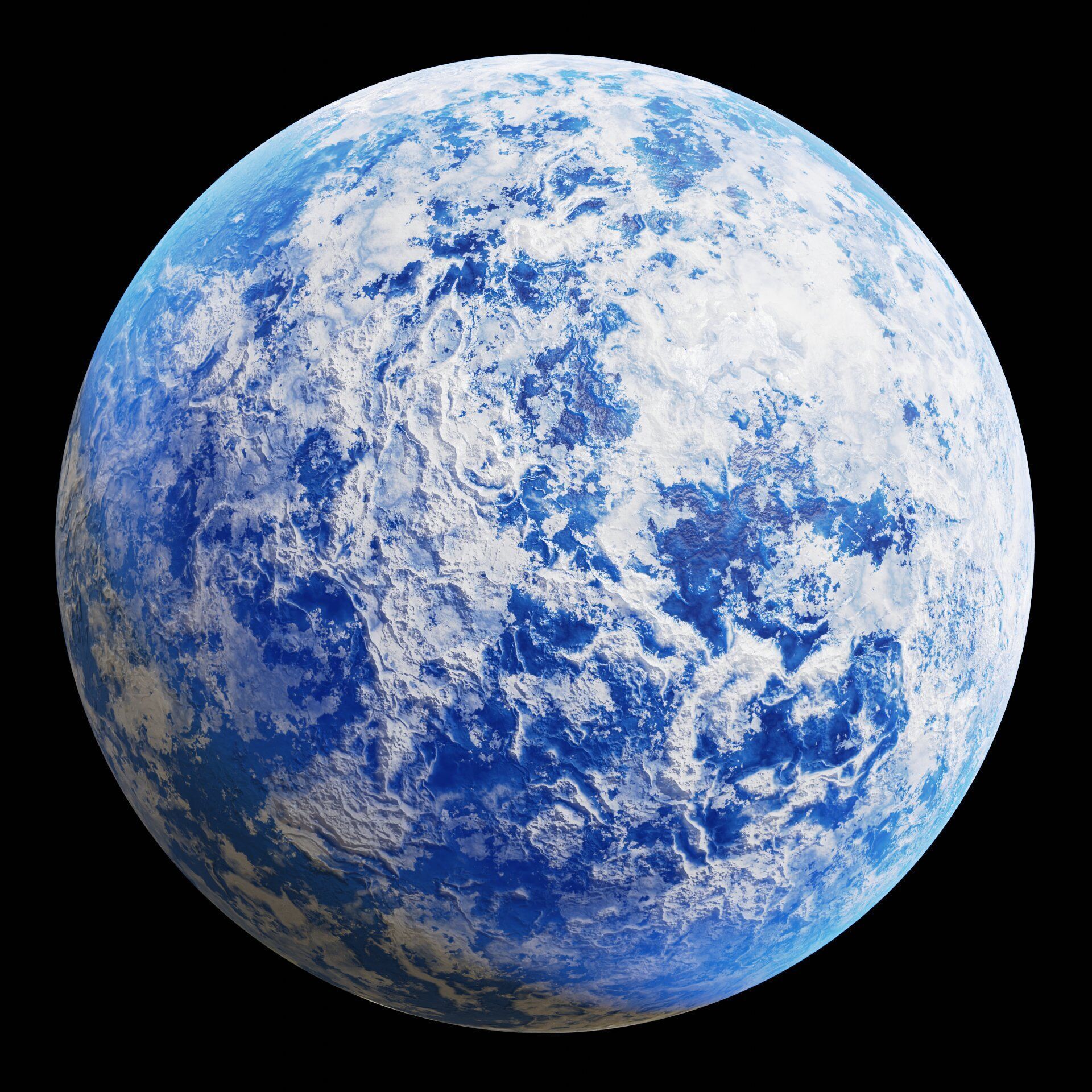 Procedural Planet Material Pack 1 3D model_12