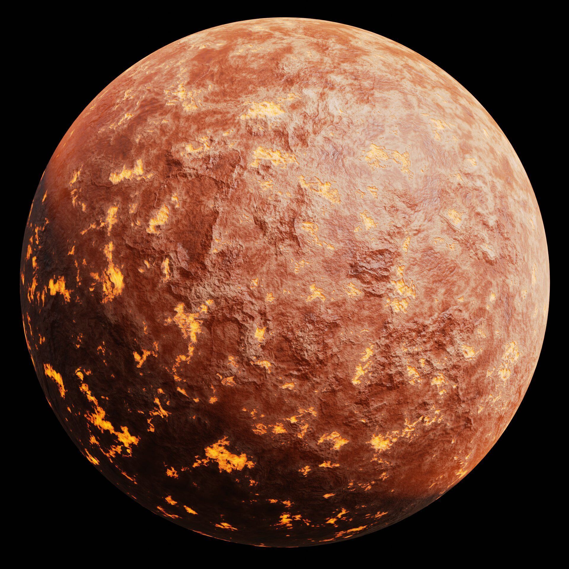 Procedural Planet Material Pack 1 3D model_13