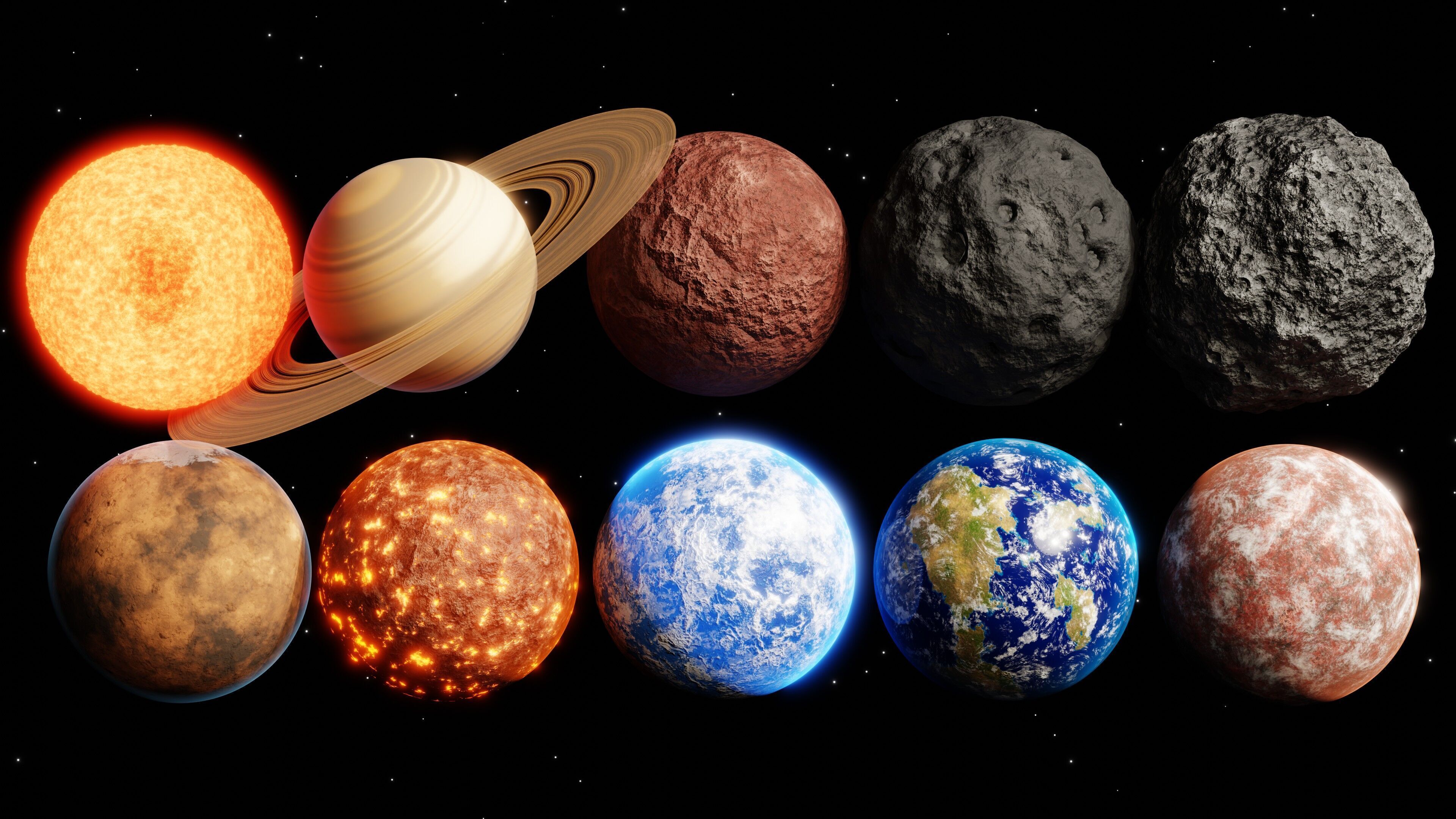 Procedural Planet Material Pack 1 3D model_3